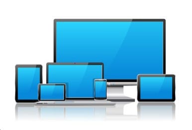 Smart TV, streaming device, smartphone, tablet and computer used for IPTV